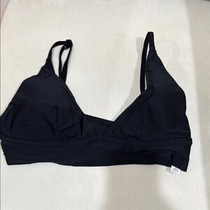 AERIE Black Women's Triangle Bikini Top